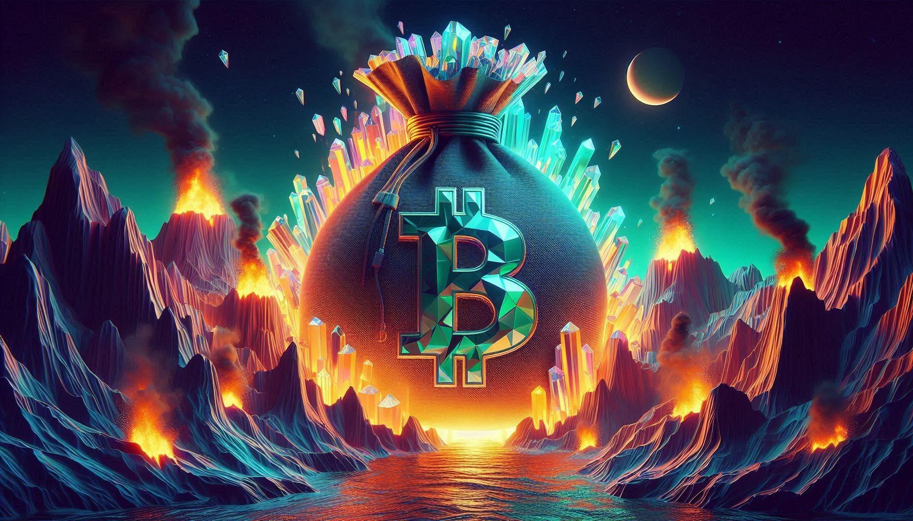 An iceberg, with the small visible tip representing payment proofs and the large hidden part representing true sentiment.