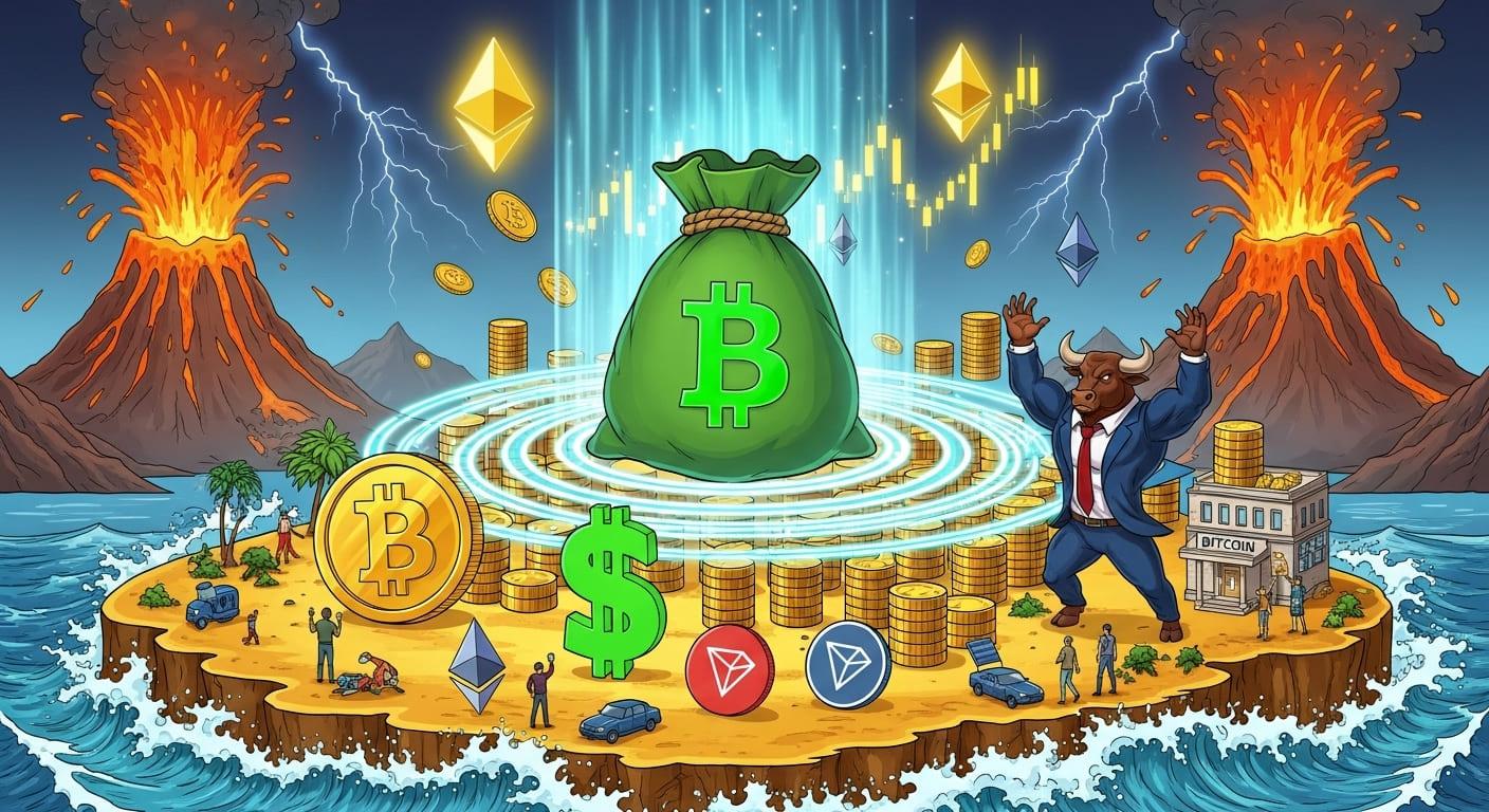 An investor diligently working at a desk, debunking the passive income myth.