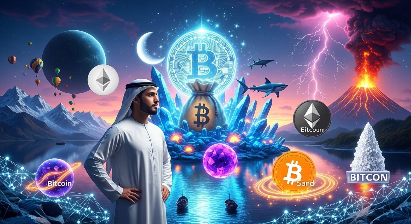 Logos of Bitcoin, Tether, and Perfect Money for HYIP payments.
