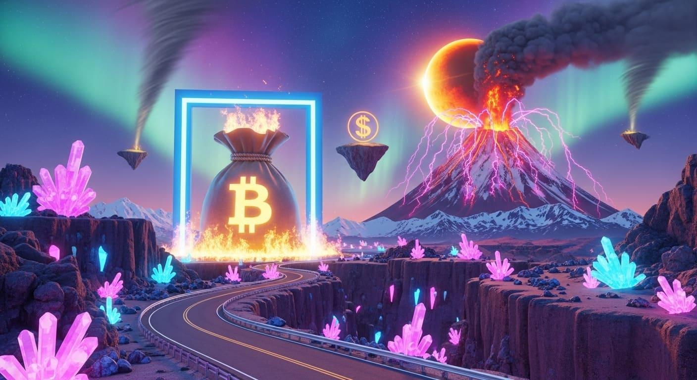 Diagram showing the transparent fund flow in DeFi vs. opaque HYIPs