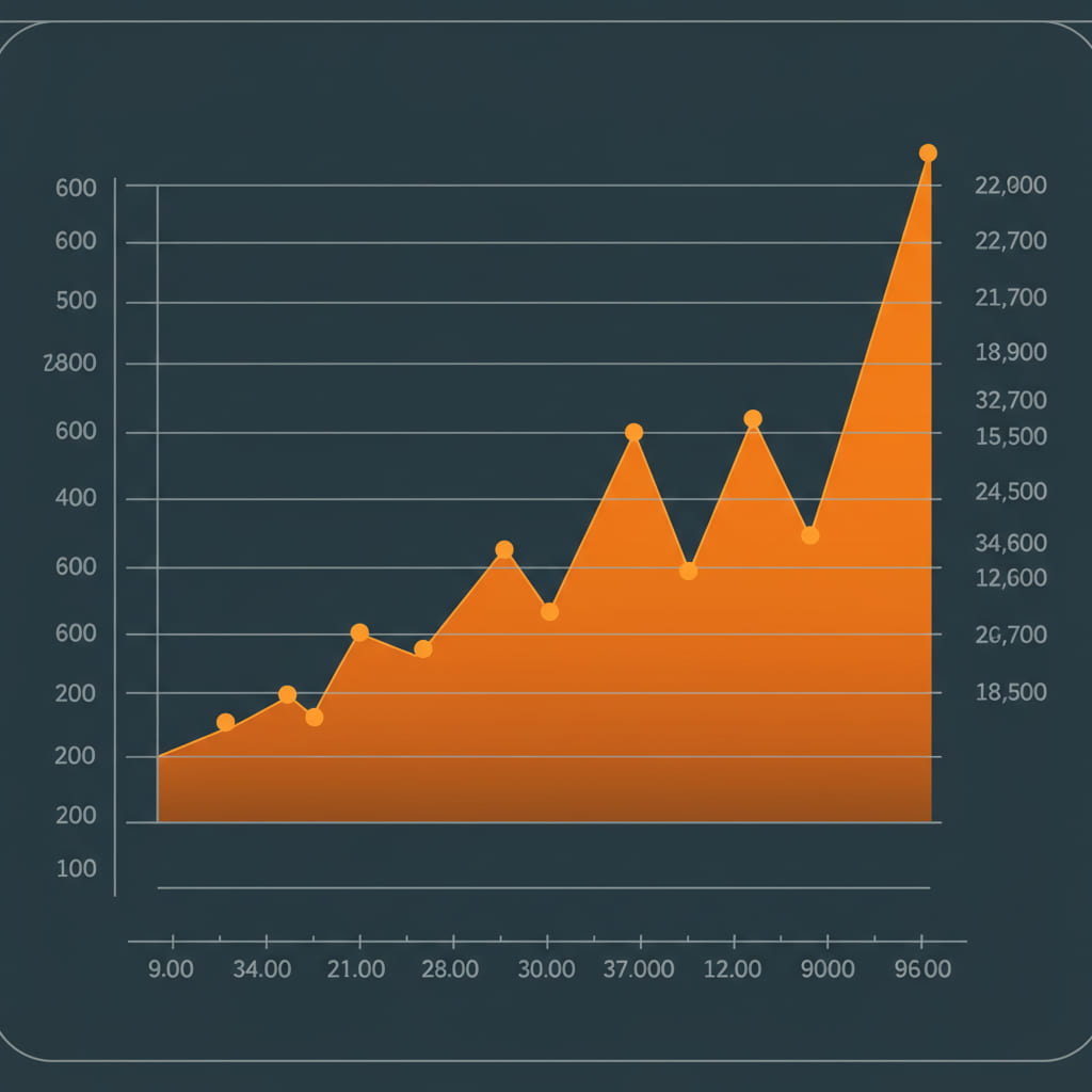 A bell curve chart showing the distinct phases of a HYIP's lifecycle.